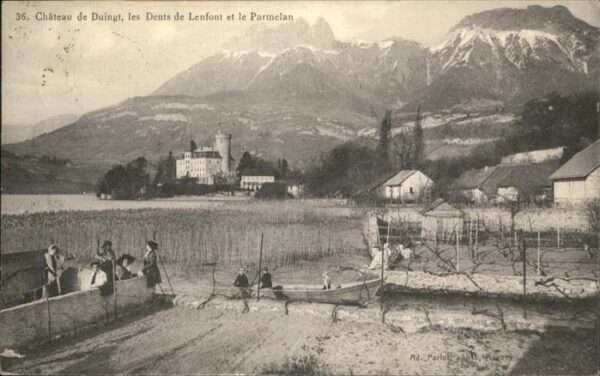 Duingt Chateau de Duingt Lenfont et le Parmela