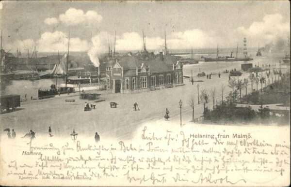 Malmoe Helsning Hamnen Hafen