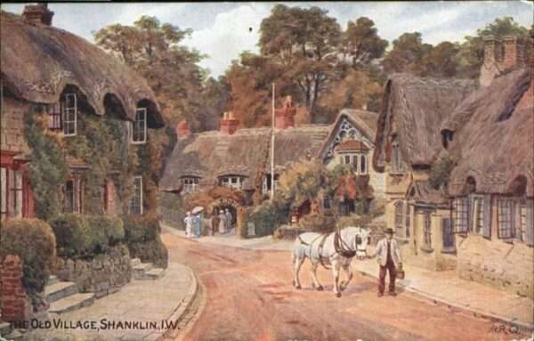 Shanklin The Old Village Pferd A. R. Q Künstler