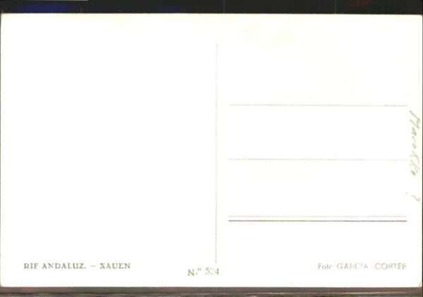 Marokko [handschriflich] Rif Andaluz Xauen – Bild 2
