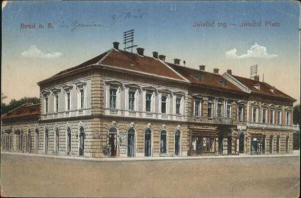 Bosnien Herzegowina Brod n. S. Jelacic Platz