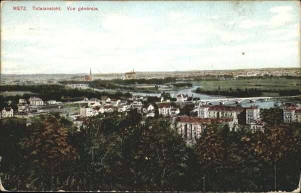 Metz  57 Moselle vue generale