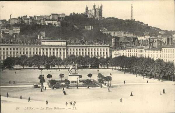Lyon France Place Bellecoeur