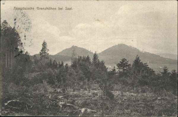 Saales Franz. Grenzhöhen