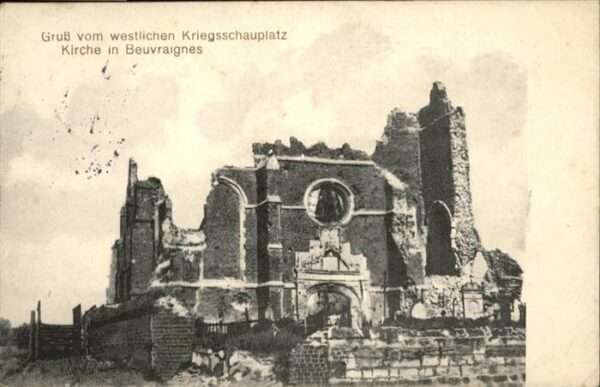 Beuvraignes Kirche
westl. Kriegsschauplatz