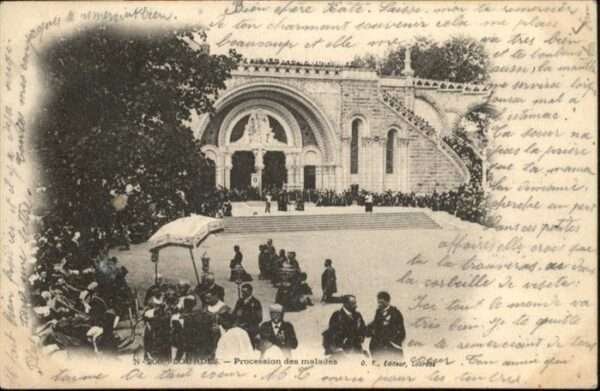 Lourdes Hautes Pyrenees Procession des Malades