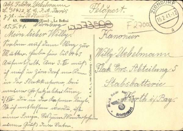 Zirndorf Feldpost – Bild 2