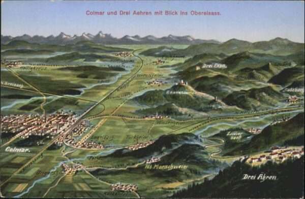 Colmar Haut Rhin Elsass Drei Aehren
Oberelsass