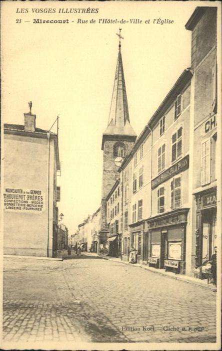 Mirecourt Rue de L_Hotel-de-Ville 
Eglise