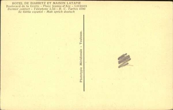 Lourdes Hautes Pyrenees Hotel de Biarritz
Maison Latapie – Bild 2