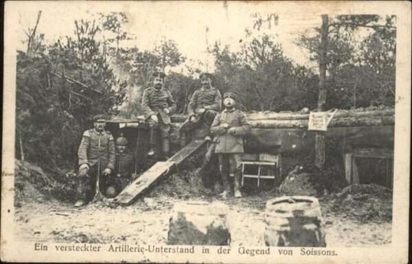 Soissons Artillerie-Unterstand