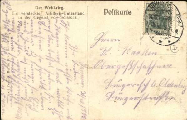 Soissons Artillerie-Unterstand – Bild 2