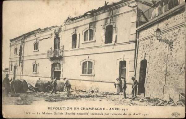 Champagne Ardeche Revolution Avril 1911