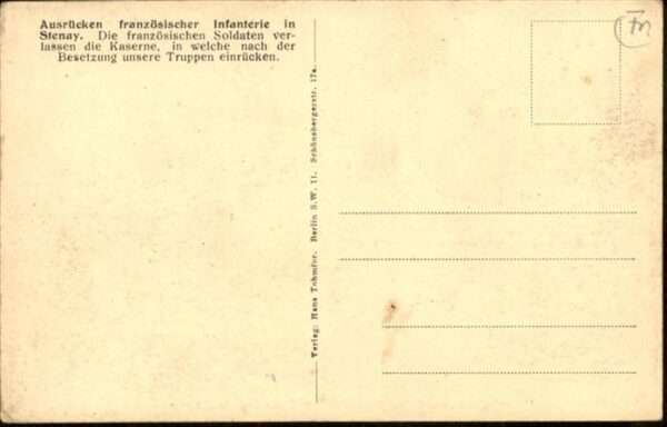 Stenay Ausrücken franz. Infanterie – Bild 2