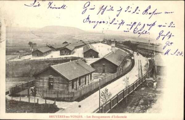 Bruyeres Vosges Baraquements d`Infanterie