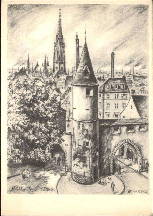 Mulhouse Muehlhausen Gauturm
Protestant. Kirche