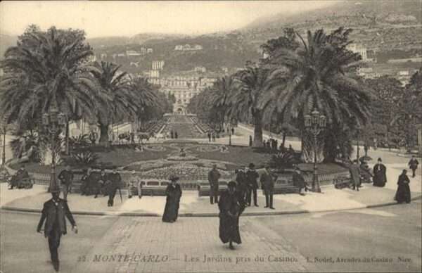 Monte-Carlo Jardins pris du Casino