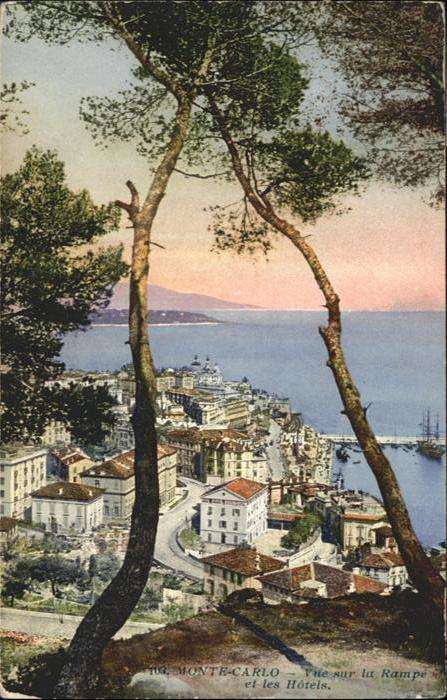 Monte-Carlo Vue sur la Rampe