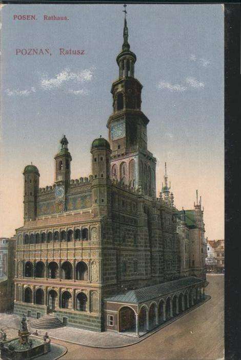 Posen Poznan Rathaus