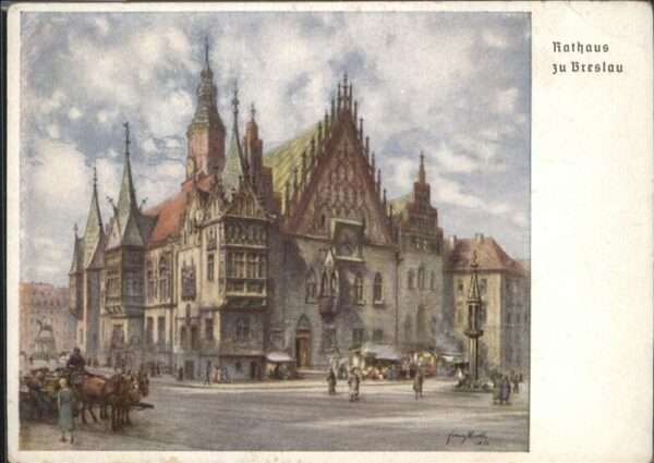 Breslau Niederschlesien Rathaus