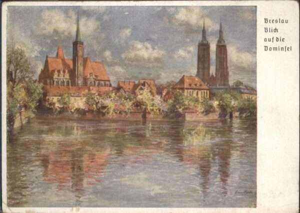Breslau Niederschlesien Dominsel