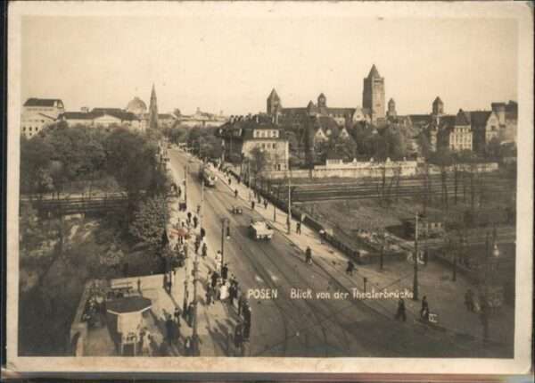 Posen Poznan Theaterbrücke