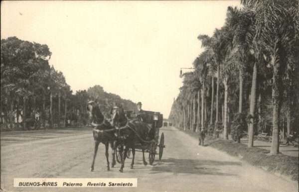 Buenos Aires Palermo Avenida Sarmlento Kutsche
