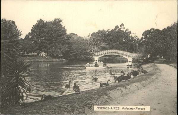 Buenos Aires Palermo Parque Schwan Brücke