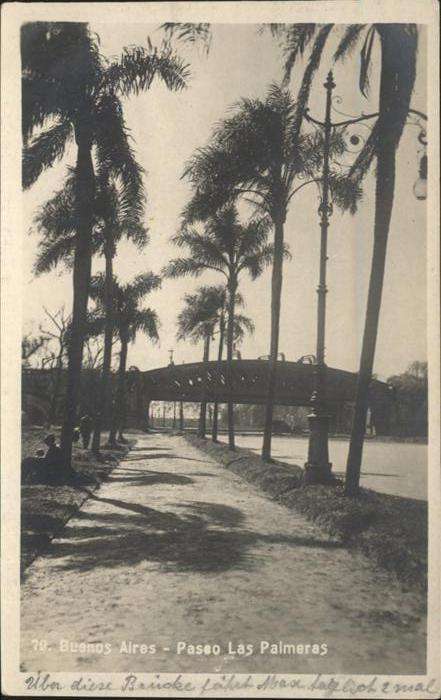 Buenos Aires paseo las Palmeras