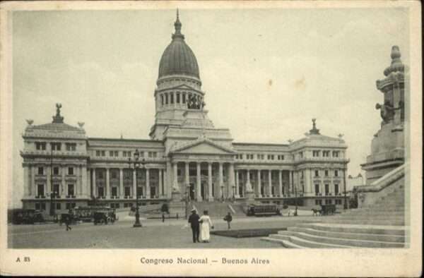 Buenos Aires Congreso Nacional Strassenbahn Kutsche