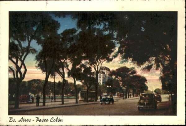 Buenos Aires Paseo Colon Strassenbahn