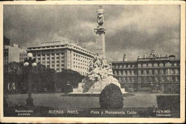 Buenos Aires Plaza Monumento Colon