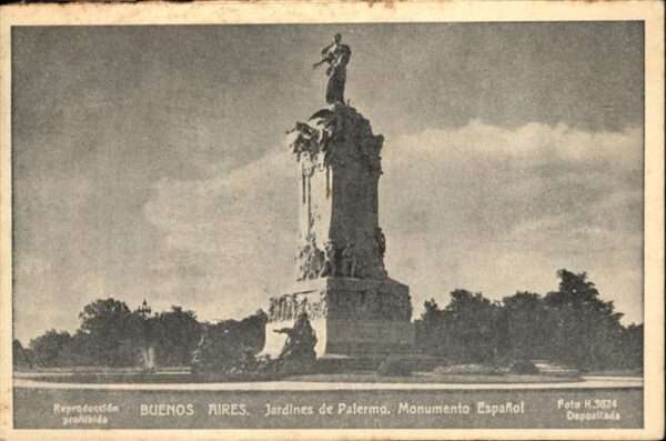 Buenos Aires Jardins de Palermo Monumento Espanol