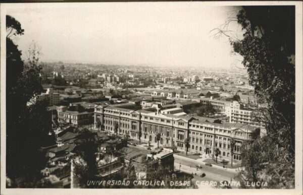 Santiago de Chile Universidad Catolica desde Cerro Santa