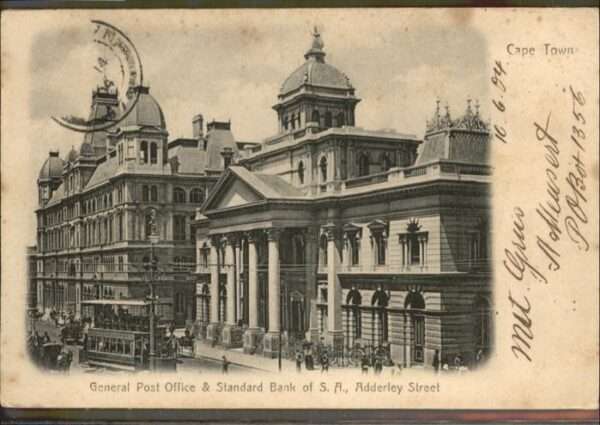 Cape Town Kaapstad Kapstadt Post Office Standard Bank Adderley Stre