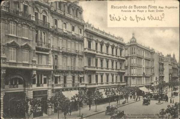 Buenos Aires Avenida Mayo Kutsche