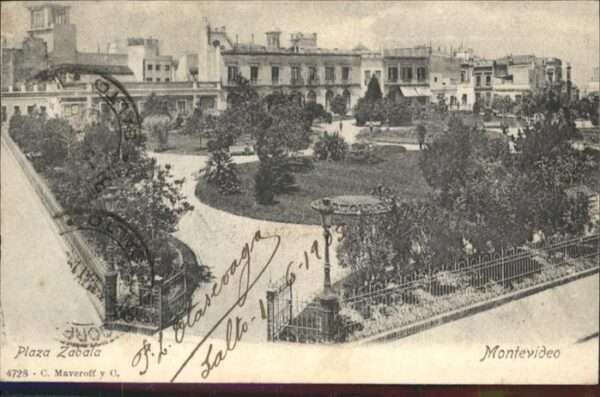 Montevideo Uruguay plaza Zabala