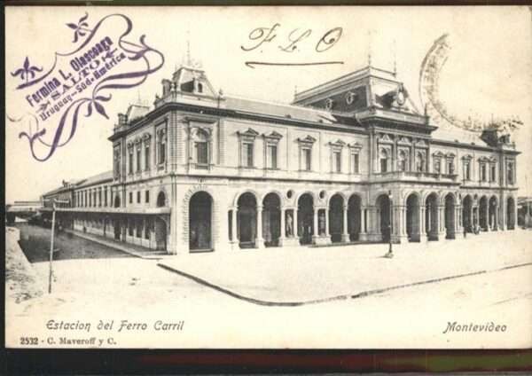 Montevideo Uruguay Estacion del Ferro Carril