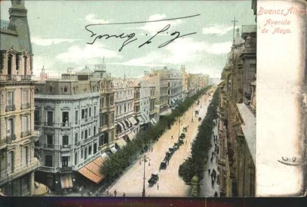 Buenos Aires Avenida de Mayo Kutsche