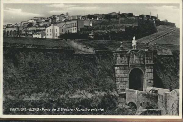 Elvas Portugal Porta S Vicente Muralha oriental