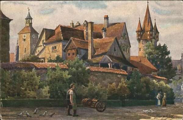 Marschall Vinzenz Stadtmauer V. Marschall Künstler