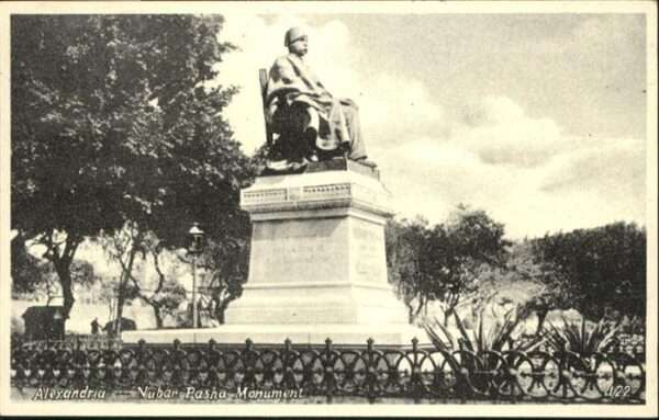 Alexandria Alexandrie Aegypten Nubar Pasha Monument