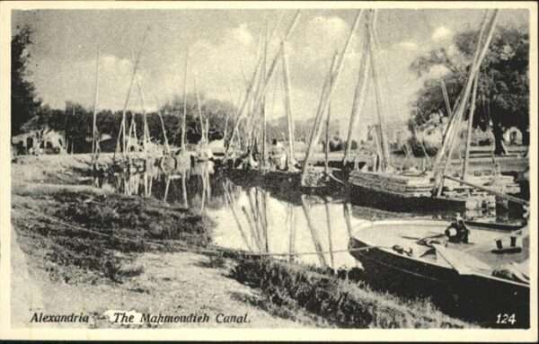 Alexandria Alexandrie Aegypten Mahmoudieh Canal Boot