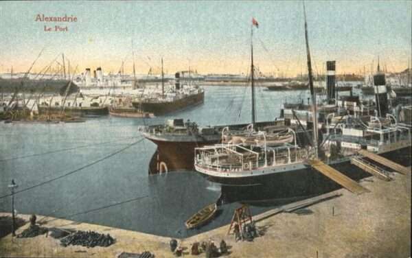 Alexandrie Alexandria Port Schiff