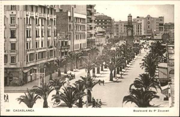 Casablanca Boulevard du 4 Zouaves