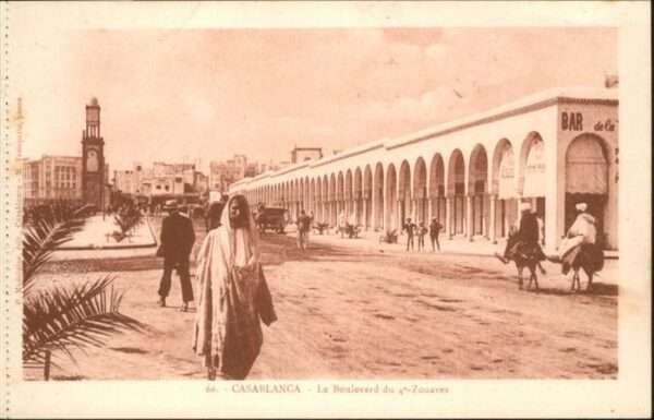 Casablanca Boulevard Zouaves Esel