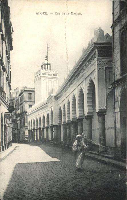 Alger Algerien Rue Marine