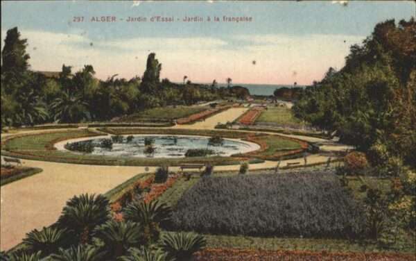 Alger Algerien Jardin d_Essai Francaise
