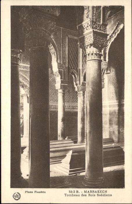 Marrakech Marrakesch Tombeau Rois Saadiens