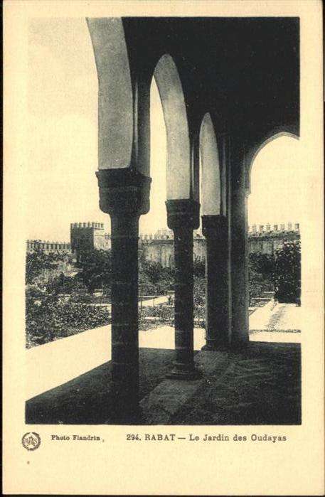 Rabat Marokko Jardin Oudayas